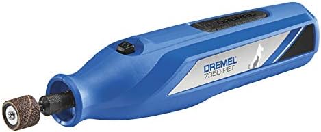 Dremel 7350 PET 4V Pet & Dog Nail Grinder  Easy To Use & Safe Nail Trimmer  Professional Pet Grooming Kit   Works on Large  Medium  Small Dogs & Cats