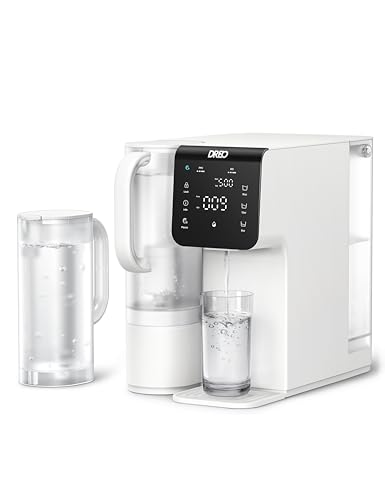 Dreo Reverse Osmosis Water Filter Countertop  7 Stage RO Water Filtration System  Installation Free  Reduce TDS  Water Filter Pitcher for Home  Kitchen  3 1 Pure to Drain  WF511 Upgraded