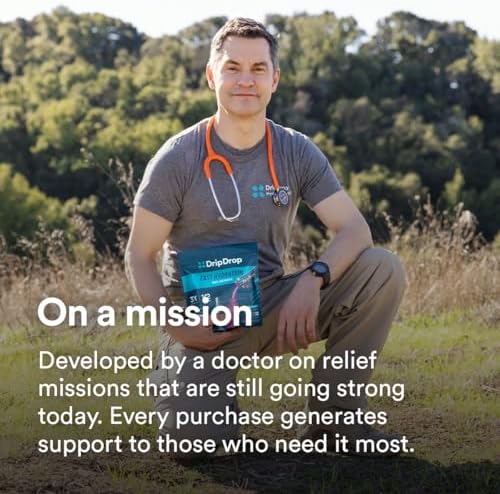 DripDrop Hydration   Electrolyte Powder Packets   Watermelon  Berry  Lemon  Orange  Fruit Punch  Grape  Strawberry Lemonade  Cherry   64 Count