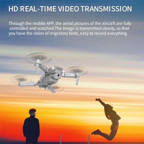 Drone with 1080P HD FPV Camera Remote Control Toys for Boys Girls with Altitude Hold Headless Mode Start Speed Adjustment  App Control  3 Speed Gears  Gesture Control