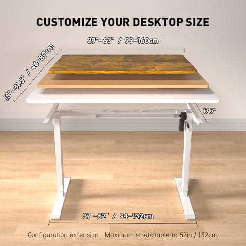 Dual Motor Standing Desk Frame  Electric Adjustable Legs with Memory Presets  Stand Up Desk Frame Workstation  with Cable Management Tray  Headphone Hook  Caster Wheels  for Home Office