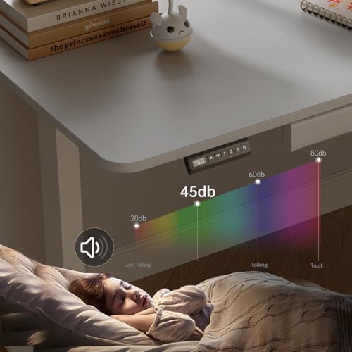 Dual Motor Standing Desk Frame  Electric Adjustable Legs with Memory Presets  Stand Up Desk Frame Workstation  with Cable Management Tray  Headphone Hook  Caster Wheels  for Home Office