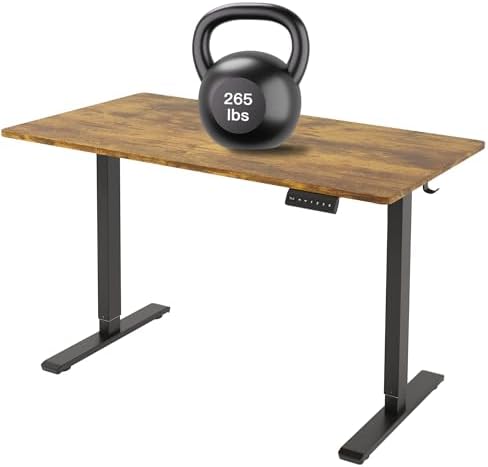 Dual Motor Standing Desk Frame  Electric Adjustable Legs with Memory Presets  Stand Up Desk Frame Workstation  with Cable Management Tray  2pcs Headphone Hook  for Home Office