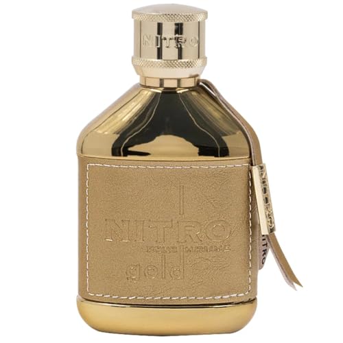Dumont Nitro Gold Extrait De Parfum 3 4 Fl  Oz   Long Lasting Unisex Perfume   Citrus Woody Amber Fragrance   Premium Luxury Scent for Men
