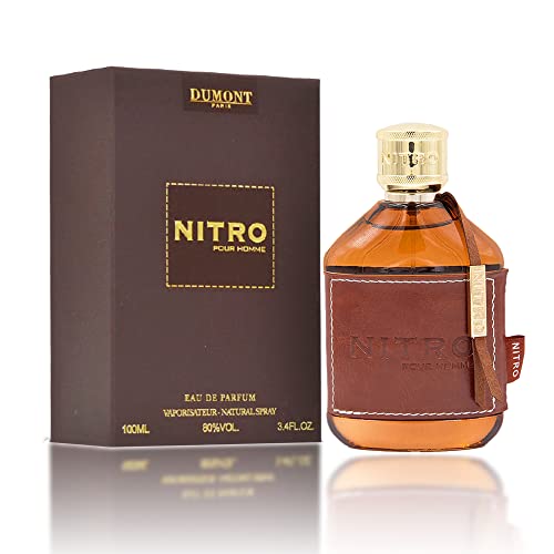 Dumont Nitro Red 3 4 Fl Oz Eau De Parfum for Men   Rich Fruity Woody Floral Fragrance   Luxurious Long Lasting Scent