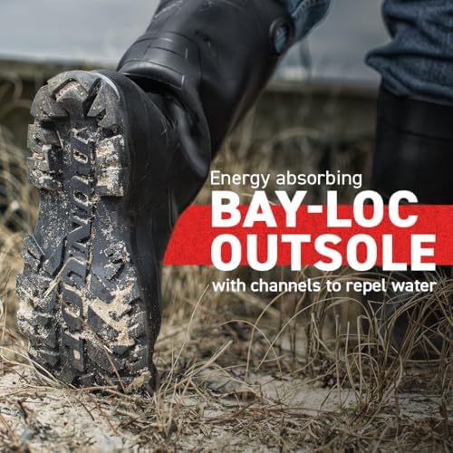 Dunlop Chesapeake Rubber Boots for Men & Women   PVC   Waterproof   Lightweight Garden  Fishing & Rain Boots with Soft Toe and Wide Calf   Black   Size 3 15