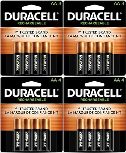 Duracell 16 X NEW AA Batteries Rechargeable NiMH Precharged 2400mAh