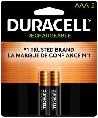 Duracell Rechargeable AA Batteries 4 Count  Long lasting Power  All Purpose Pre Charged NiMH Double A Battery for Household and Gaming Devices