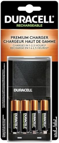 Duracell Rechargeable AA Batteries 4 Count  Long lasting Power  All Purpose Pre Charged NiMH Double A Battery for Household and Gaming Devices