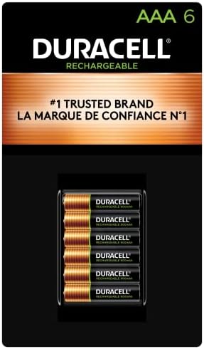 Duracell Rechargeable AA Batteries 4 Count  Long lasting Power  All Purpose Pre Charged NiMH Double A Battery for Household and Gaming Devices