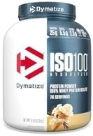 Dymatize ISO100 Whey Protein Powder Isolate  Fudge Brownie  25g of Protein  5 5g BCAAs  Less Than 120 Cal   Gluten Free  1g Fat  1g Sugar  2g Carb  20 Servings 