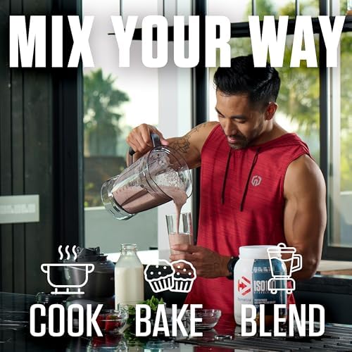 Dymatize ISO 100 Whey Protein Powder with 25g of Hydrolyzed 100  Whey Isolate  Vanilla 5 Pound  Package may vary