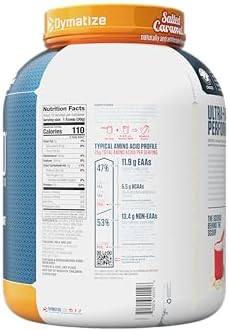 Dymatize ISO 100 Whey Protein Powder with 25g of Hydrolyzed 100  Whey Isolate  Vanilla 5 Pound  Package may vary