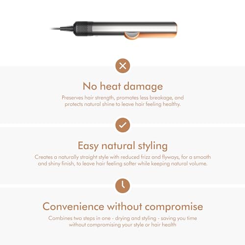Dyson Airstrait  Straightener  Wet to Dry Hair Straightener  No Heat Damage  No hot Plates  All Hair Types