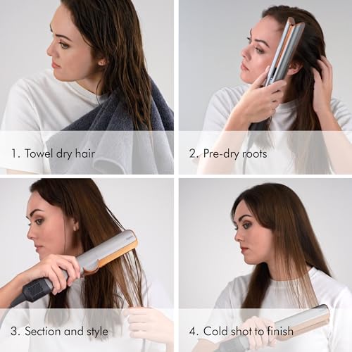 Dyson Airstrait  Straightener  Wet to Dry Hair Straightener  No Heat Damage  No hot Plates  All Hair Types