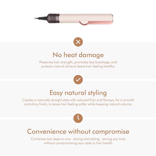 Dyson Airstrait  Straightener  Wet to Dry Hair Straightener  No Heat Damage  No hot Plates  All Hair Types