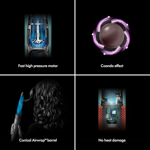 Dyson Airwrap i d   Multi Styler  Allure Winner  Bluetooth Connected  No Heat Damage  6 in 1 Versatility  Intelligent Hair Styler