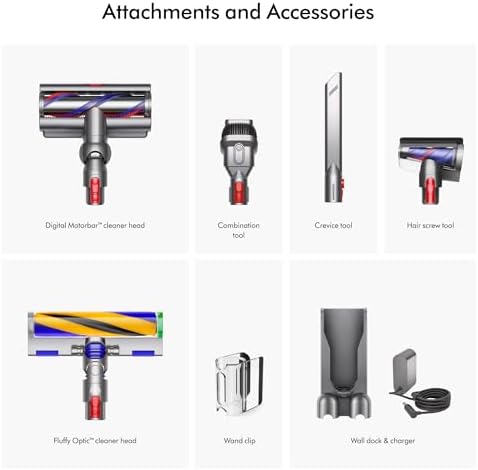 Dyson V15 Detect Cordless Vacuum Cleaner  Yellow/Nickel