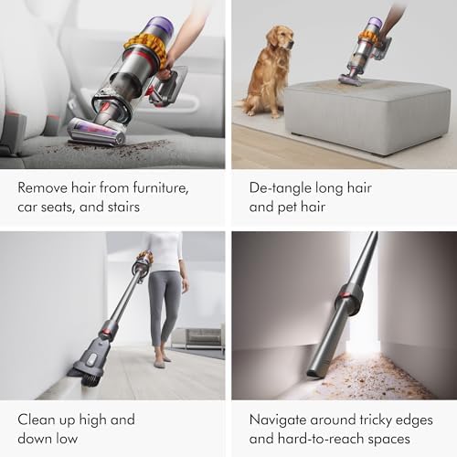 Dyson V15 Detect Cordless Vacuum Cleaner  Yellow/Nickel