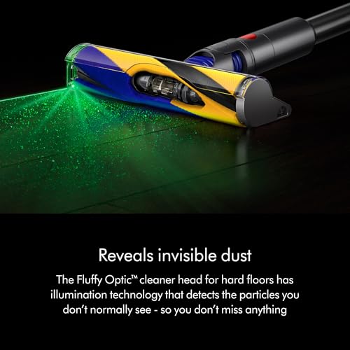 Dyson V15 Detect Plus Cordless Vacuum Illumination Reveals dust 240AW 3 Power Modes Up to 60 Minutes Deep Cleans Hard Floors and Carpets Detangles pet Hair Converts to Handheld