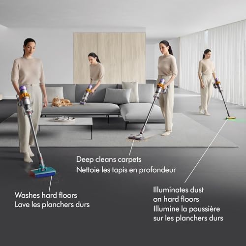 Dyson V15s Detect Submarine  Wet Dry Vacuum  Yellow/Nickel