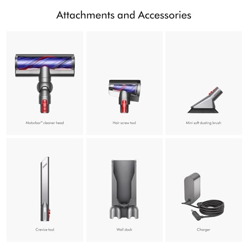 Dyson V8 Plus Cordless Vacuum  Silver/Nickel