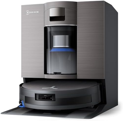 ECOVACS DEEBOT N20e Plus Robot Vacuum and Mop  10000Pa Strong Suction  Self Emptying Bagless Base  Tangle Free Roller for Pet Hair  Smart Mapping  300 Min Runtime  Alexa Compatible