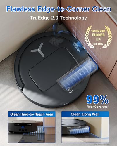 ECOVACS DEEBOT T80 Omni Robot Vacuum and Mop  18 000Pa Suction  OZMO  Roller Real Time Mop Washing  Self Emptying  Hot Air Drying  AI Navigation  Anti Tangle Brush  for Pets  Carpets & Hard Floors