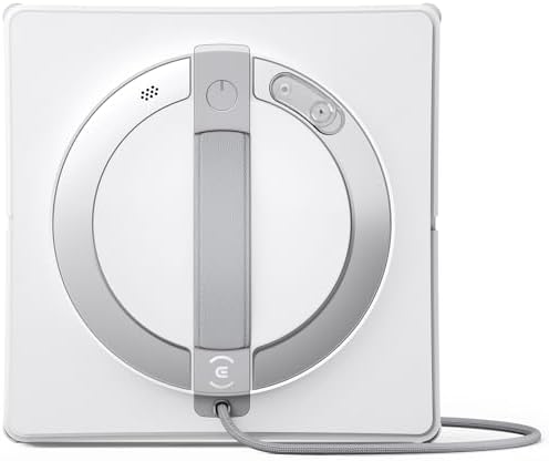 ECOVACS WINBOT W2S Window Cleaning Robot  Intelligent Edge to Edge Cleaning with TruEdge Scrubbers  3 Water Nozzles  10 Level Safety System  Win SLAM 4 0 Route Planning  Even Climbing System