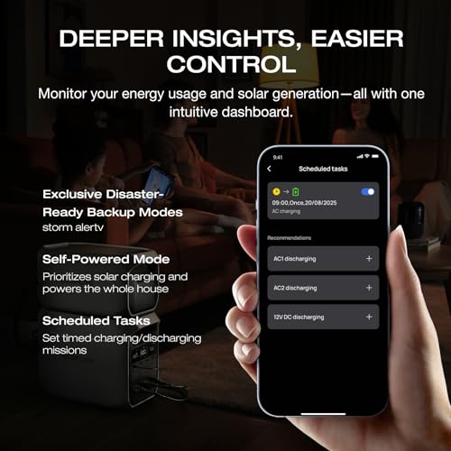 EF ECOFLOW Central eléctrica portátil DELTA 3 Classic, batería LiFePO4 de 1024 Wh, salida USB-C de 1800 W AC/100 W, carga rápida de 1 hora, generador solar para respaldo del hogar, camping y caravanas (panel solar opcional)