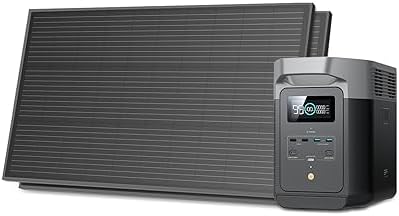EF ECOFLOW Portable Power Station DELTA 2  1024Wh LiFePO4  LFP  Battery  1800W AC/100W USB C Output  Solar Generator Solar Panel Optional  for Home Backup Power  Camping & RVs