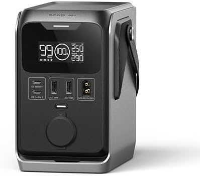 EF ECOFLOW TRAIL 300 DC Power Bank Station  288Wh Outdoor Portable Power Station  LiFePO4 Battery  300W DC Output  Compact Solar Generator for Camping  Travel  and Emergency  No Wall Charger Included