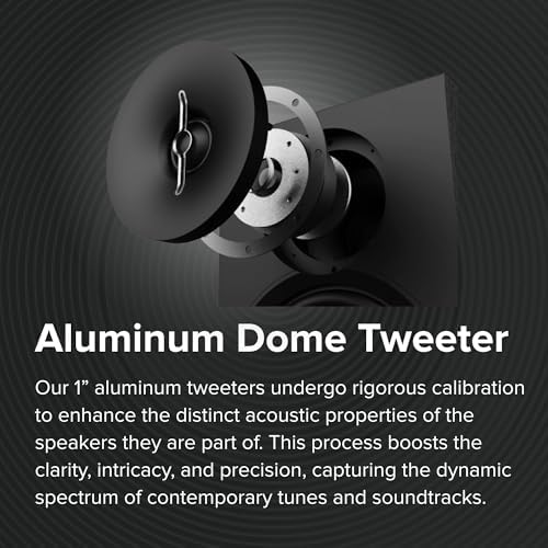 ELAC Debut 3 0 DF53 BK Floorstanding Speaker  Black Ash  Each    1  Aluminum Dome Tweeter  5 25  Aramid Fiber Midrange & Dual 5 25  Aramid Fiber Woofers   3 Way Bass Reflex   38Hz to 38KHz Response