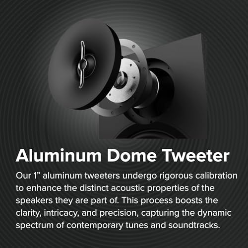 ELAC Debut 3 0 DF63 BK Floorstanding Speaker  Black Ash  Each    1  Aluminum Dome Tweeter  6 5  Aramid Fiber Midrange & Dual 6 5  Aramid Fiber Woofers   3 Way Bass Reflex   31Hz to 38KHz Response