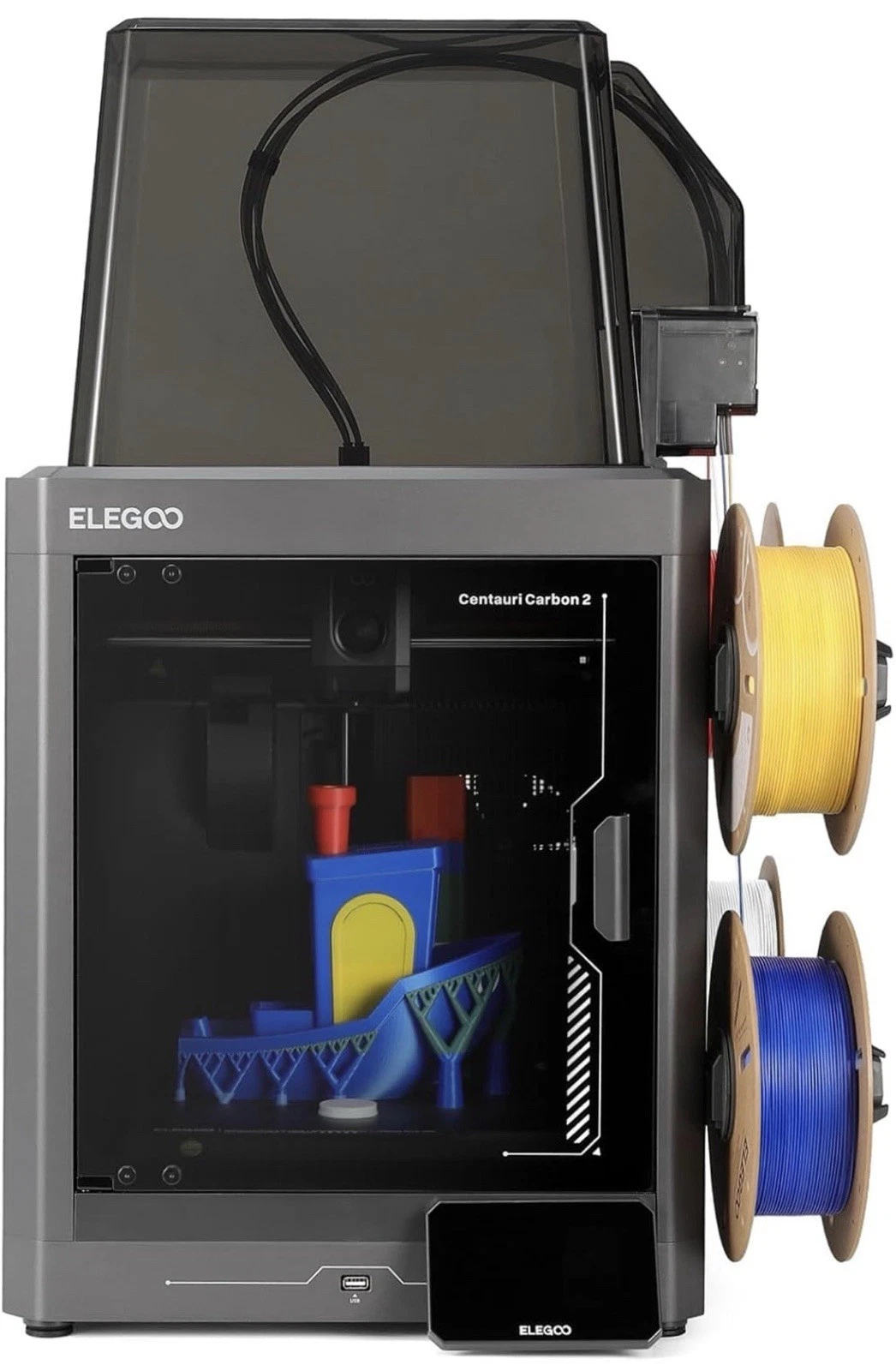 ELEGOO Centauri Carbon 2 3D Printer Used 140H Enclosed With Original Box