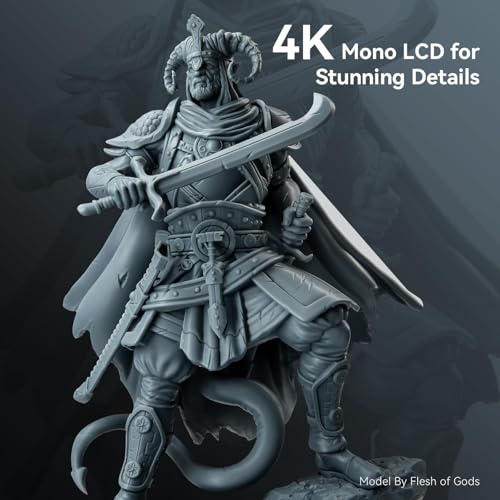 ELEGOO Mars 5 Resin 3D Printer with 4K Mono LCD Automatic Leveling  Desktop 3D Printer with Printing Size of 5 65   3 53   5 91 inches