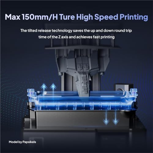 ELEGOO Mars 5 Ultra 7 9K MSLA Resin 3D Printer with Intelligent Mechanical Sensor  150mm/h Fast Speed  AI Camera  Wi Fi Cluster Printing  Auto Leveling  Printing Size of 6 04   3 06   6 49 inch