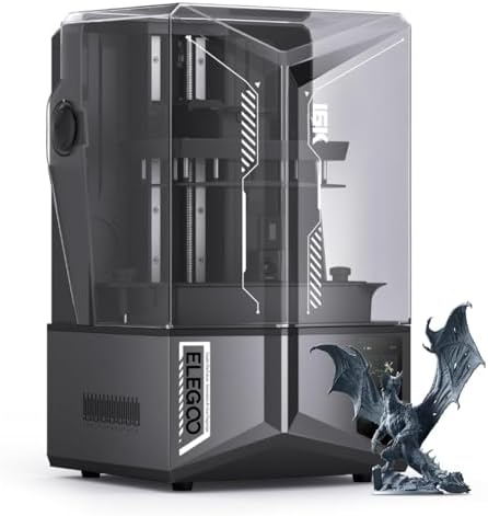 ELEGOO Saturn 4 Ultra 16K Resin 3D Printer with 10 16K Mono LCD and Flip up Lid  Smart Tank Heating at 30  C  150mm/h High Speed Printing  Large Printing Size of 8 33   4 66   8 66 Inches