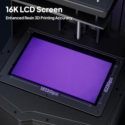 ELEGOO Saturn 4 Ultra 16K Resin 3D Printer with 10 16K Mono LCD and Flip up Lid  Smart Tank Heating at 30  C  150mm/h High Speed Printing  Large Printing Size of 8 33   4 66   8 66 Inches