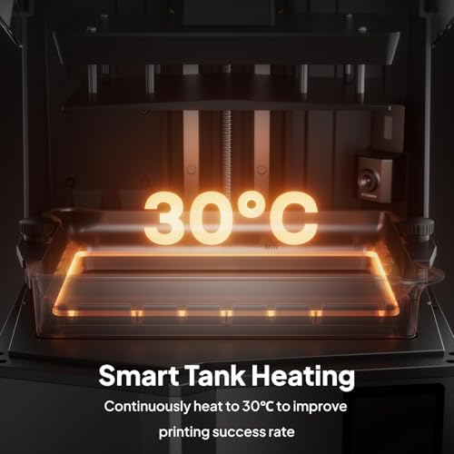 ELEGOO Saturn 4 Ultra 16K Resin 3D Printer with 10 16K Mono LCD and Flip up Lid  Smart Tank Heating at 30  C  150mm/h High Speed Printing  Large Printing Size of 8 33   4 66   8 66 Inches