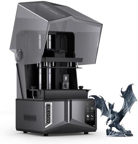 ELEGOO Saturn 4 Ultra 16K Resin 3D Printer with 10 16K Mono LCD and Flip up Lid  Smart Tank Heating at 30  C  150mm/h High Speed Printing  Large Printing Size of 8 33   4 66   8 66 Inches