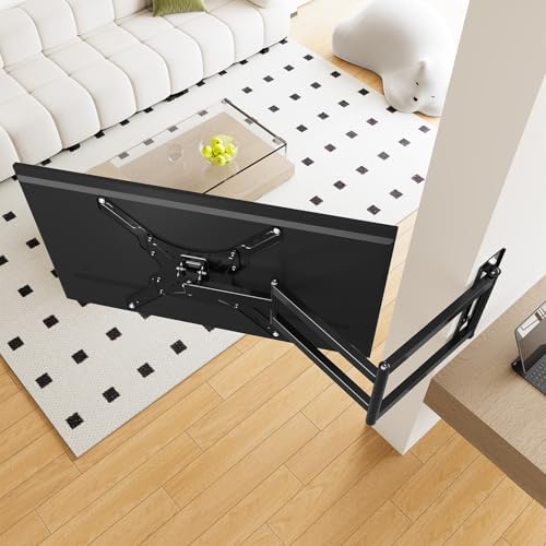 ELIVED Long Arm TV Wall Mount for Most 26 60 Inch TVs  29 5 Inch Long Extension TV Mount Swivel and Tilt  Max VESA 400x400mm  Full Motion Wall Mount tv Bracket Holds up to 77 lbs 