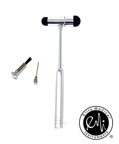 EMI Buck Neurogical Reflex Testing Hammer with Needle and Brush  Black 