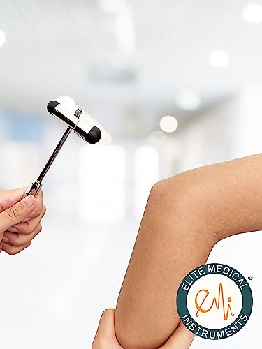 EMI Buck Neurogical Reflex Testing Hammer with Needle and Brush  Black 