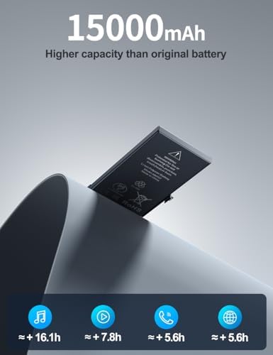 EMNT 12000mAh Battery for iPhone 8   Model A1863 A1905 A1906  High Capacity Than Others Replacement Battery with Complete Repair Tool Kit and Instructions 8