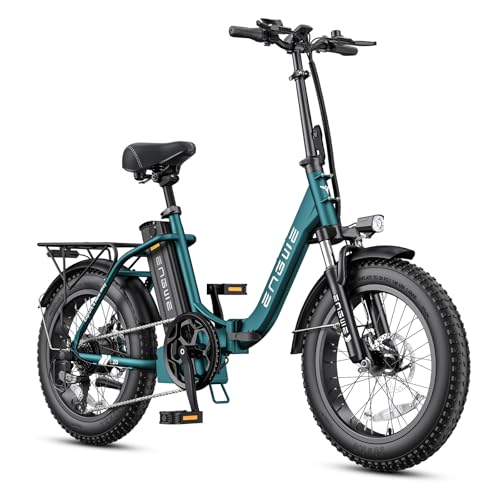 ENGWE Bicicleta eléctrica de 1125 W/750 W para adultos, L20 2.0 20 pulgadas × 3.0 pulgadas, bicicleta eléctrica de neumático grueso 52V/36V 13Ah batería extraíble Rango máximo 68/62 millas y 28/20 MPH
