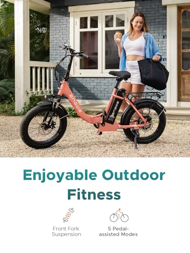 ENGWE Bicicleta eléctrica de 1125 W/750 W para adultos, L20 2.0 20 pulgadas × 3.0 pulgadas, bicicleta eléctrica de neumático grueso 52V/36V 13Ah batería extraíble Rango máximo 68/62 millas y 28/20 MPH