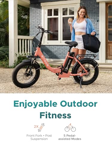 ENGWE 1125W Electric Bike for Adults  L20 2 0 20 3 0 Fat Tire Electric Bicycle 52V 13Ah Removable Battery Max Range 68Miles & 28MPH for Urban Commuters  Dual Suspension