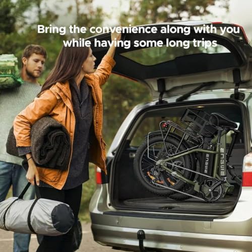 ENGWE Electric Bikes for Adults  20 Folding Electric Bike  Step thru Ebike with Removable 15 6Ah Battery 140KM Range  7 Speed Electric Bicycle E Bike for Men Women