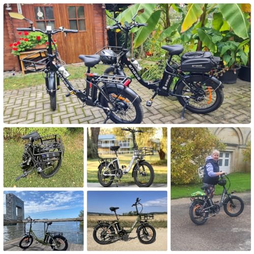 ENGWE Electric Bikes for Adults  20 Folding Electric Bike  Step thru Ebike with Removable 15 6Ah Battery 140KM Range  7 Speed Electric Bicycle E Bike for Men Women